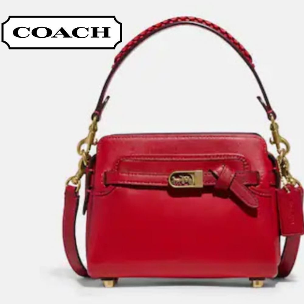 RETAIL Coach Tate 18 Crossbody in Candy Apple Red Horse And Carriage